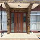 渋川市の玄関ドアリフォーム施工事例/リクシルのリシェント